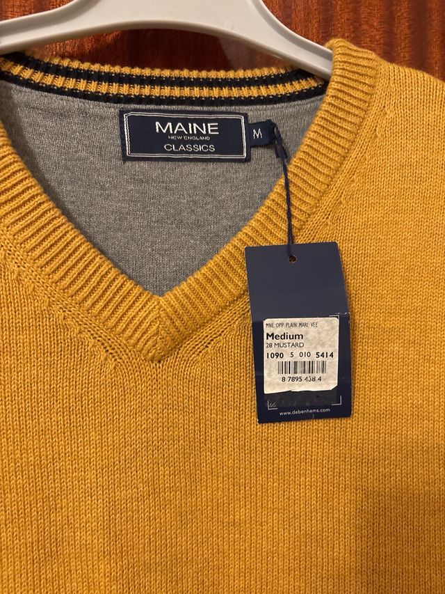 Jersey MAINE CLASSICS Talla M Amarillo