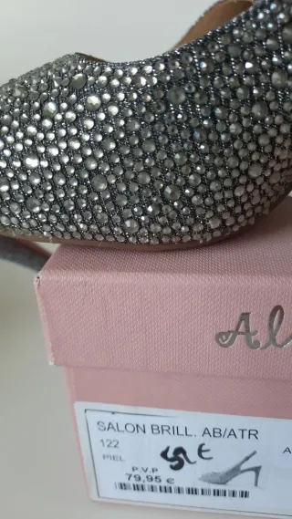 Sandalias Alma en Pena Brillantes Talla 36