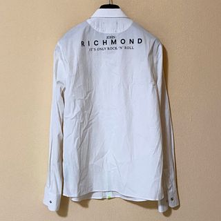 John Richmond Camicia Logo Spalle Ricamate 16