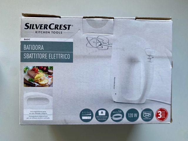 Batidora SilverCrest Eléctrica 120W y mini batidor