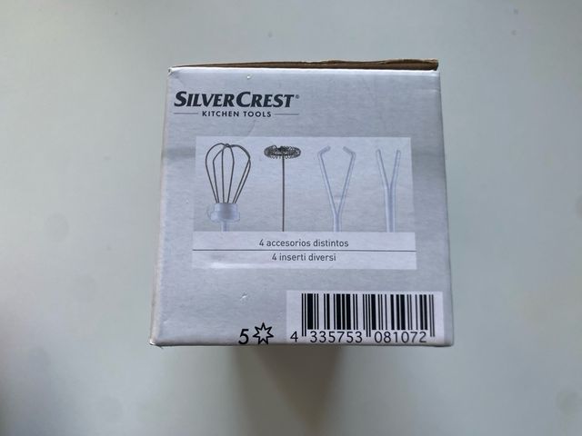 Batidora SilverCrest Eléctrica 120W y mini batidor