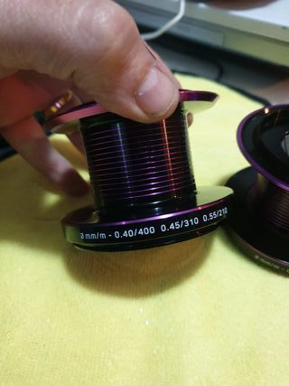 2 Bobinas carrete pesca N.10 SPINITX-surf 8700DP