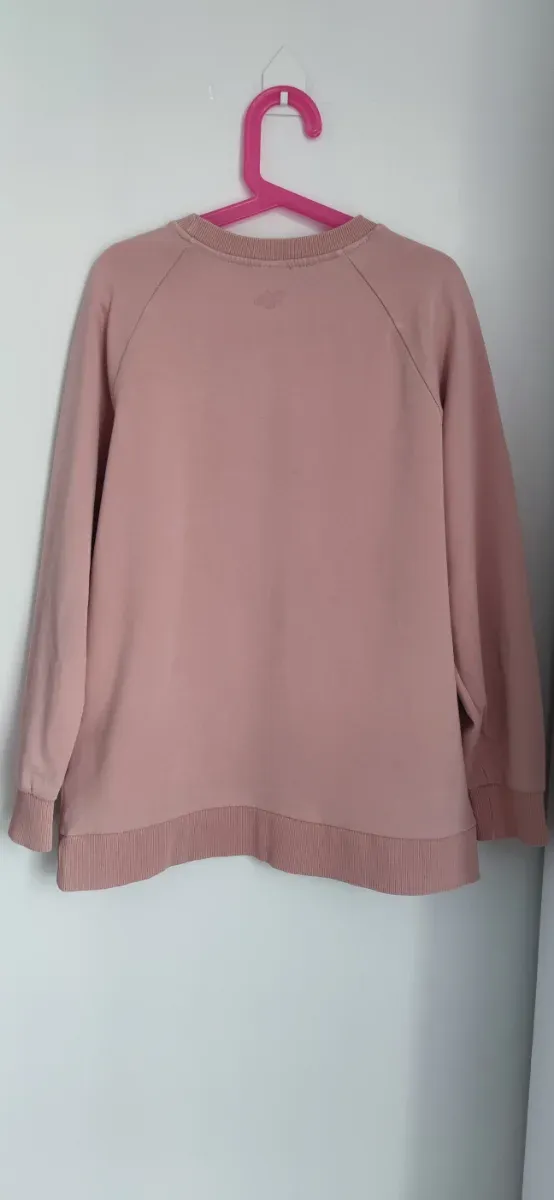 Sudaderas niña T.146 rosa y gris