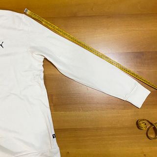 Puma Felpa Logo Bianco Panna M Casual Sportivo