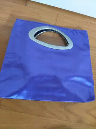 Borsetta viola metallo vintage