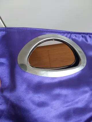 Borsetta viola metallo vintage