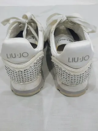 Zapatillas Liu Jo Blancas Brillantes Talla 39
