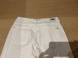 Pantalón pitillo Zara blanco
