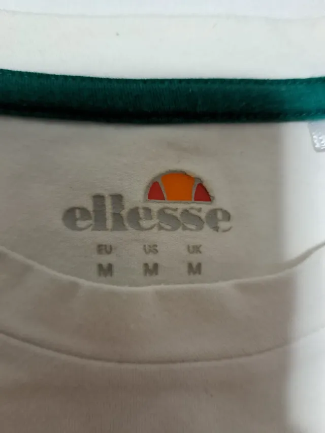 Camiseta Ellesse Blanca, Verde y Azul