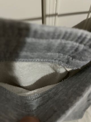 Pantalón chándal gris ajustable