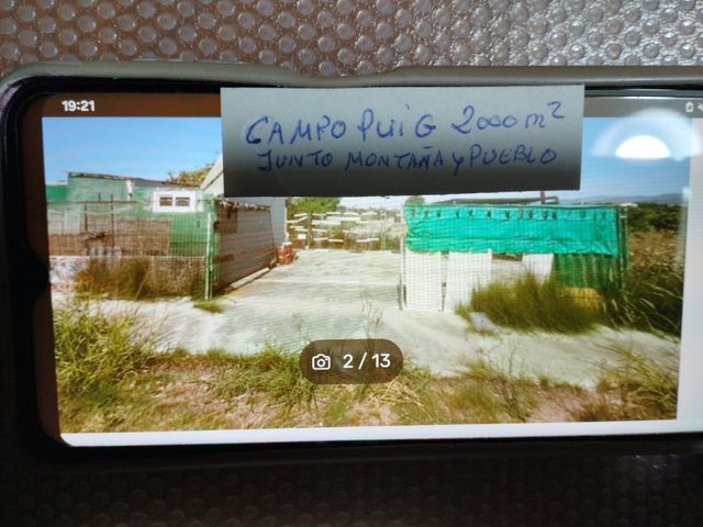 Finca rústica El Puig 2000m2