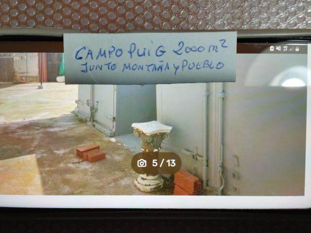 Finca rústica El Puig 2000m2