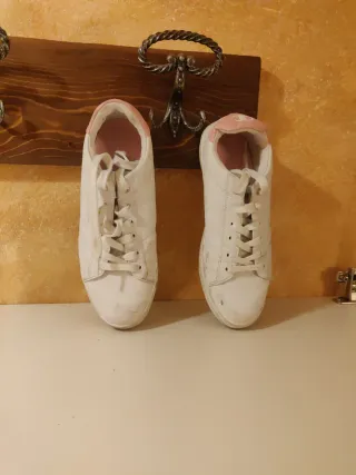 Scarpe Champion bianche e rosa basse