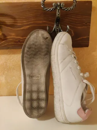 Scarpe Champion bianche e rosa basse