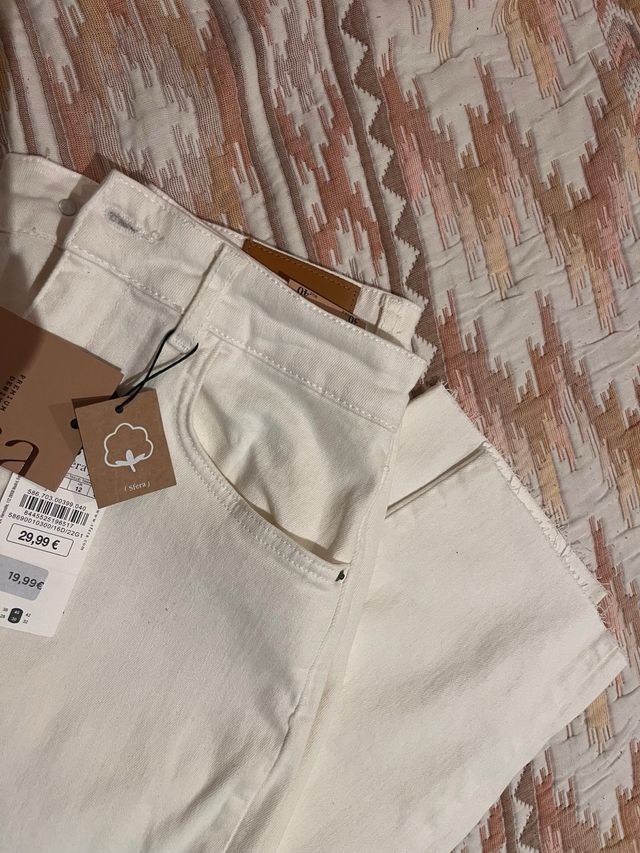 Pantalones blancos Esfera Talla S/36/8