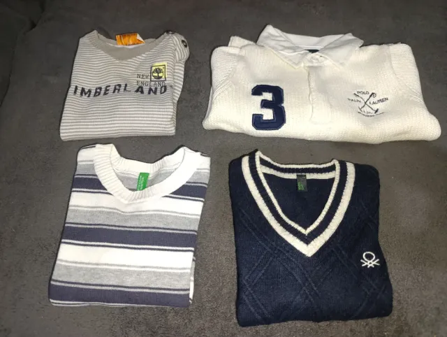 Lote 4 jerseys bebé niño 1 año