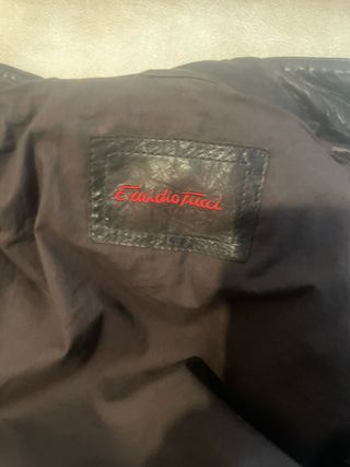 Chaqueta de cuero Emidio Tucci Negra
