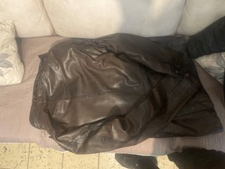Chaqueta de cuero Emidio Tucci Negra