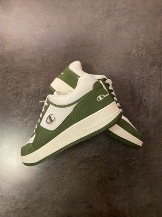 Zapatillas Champion Verde y Blanco