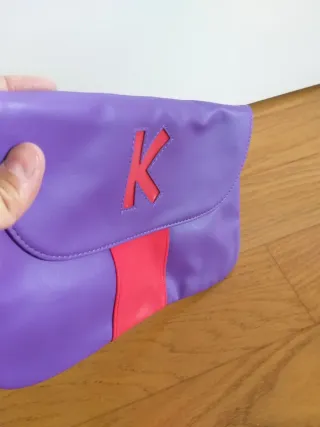 Pochette Kenzo viola e rossa