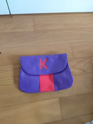 Pochette Kenzo viola e rossa