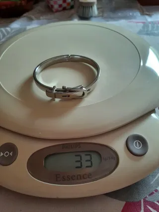 Pulsera Plata Hebilla plata 925