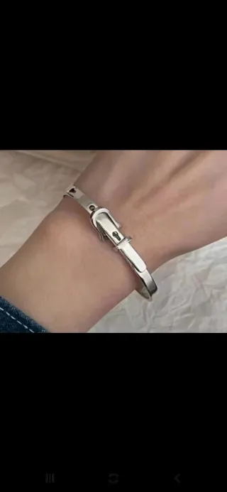 Pulsera Plata Hebilla plata 925