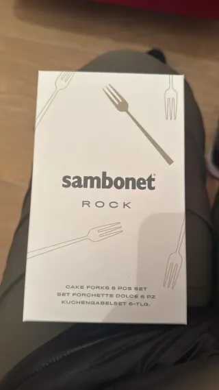 Set 6 Forchettine da Dolce Sambonet Rock
