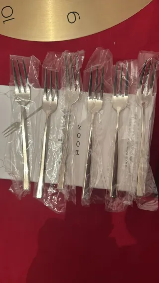 Set 6 Forchettine da Dolce Sambonet Rock