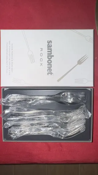 Set 6 Forchettine da Dolce Sambonet Rock