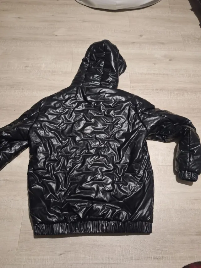 ❗️✅️CHAQUETA REFLECTANTE PLUMAS NEGRA✅️❗️