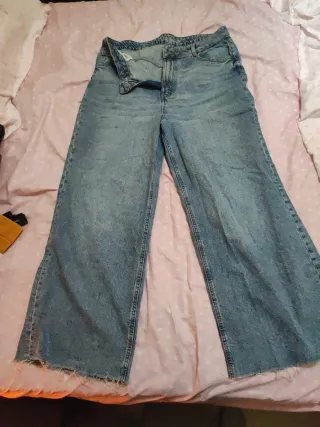 Pantalones campana mujer talla grande.