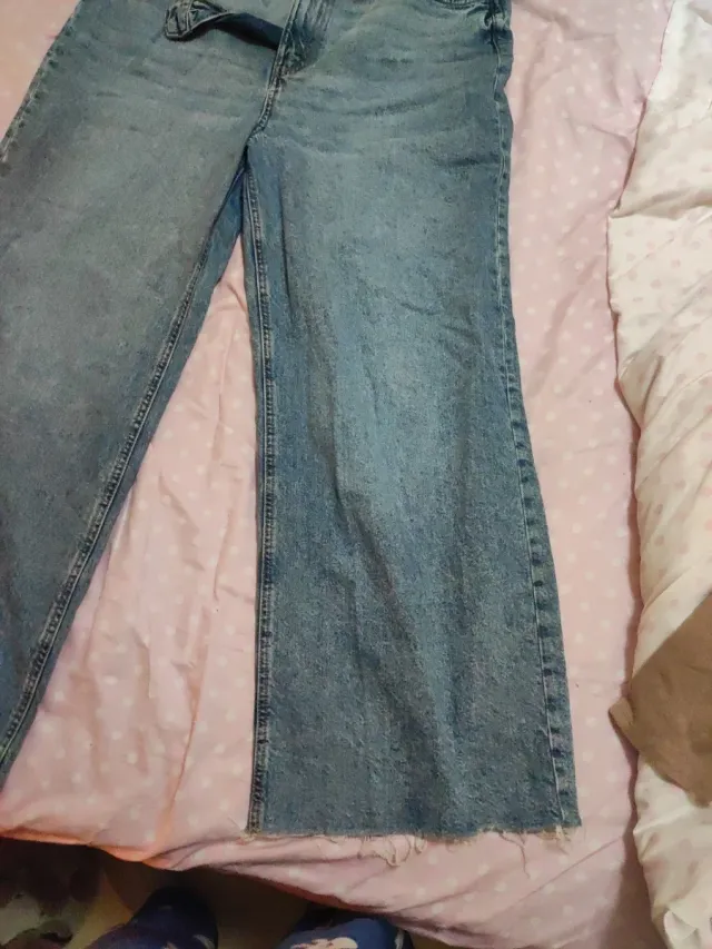 Pantalones campana mujer talla grande.