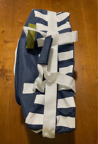 Juego 3 bolsas azul y blanco