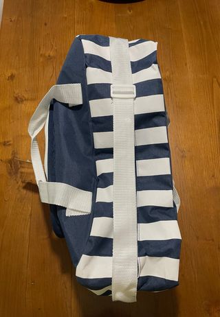 Juego 3 bolsas azul y blanco