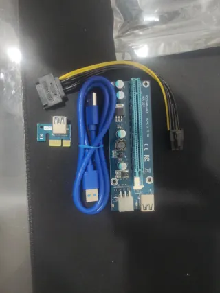 Adaptador PCI-E 1x a 16x Extensor Elevador