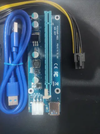 Adaptador PCI-E 1x a 16x Extensor Elevador