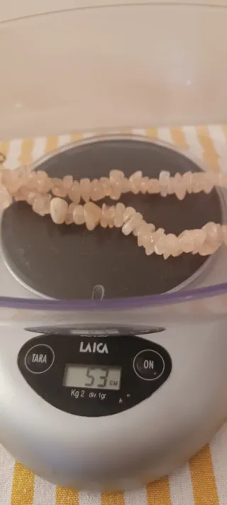 Girocollo Quarzo Rosa Vintage Anni '80