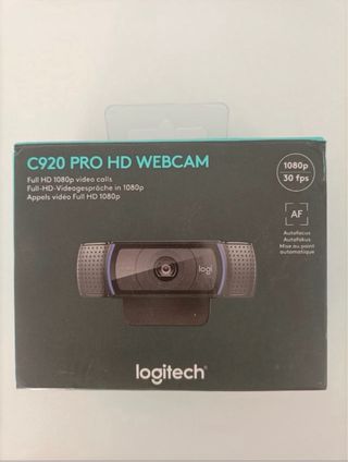 Logitech Webcam HD 1080p Negra