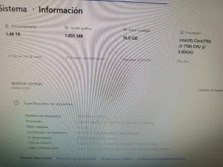 PC Sobremesa i3 7100 3.90GHz