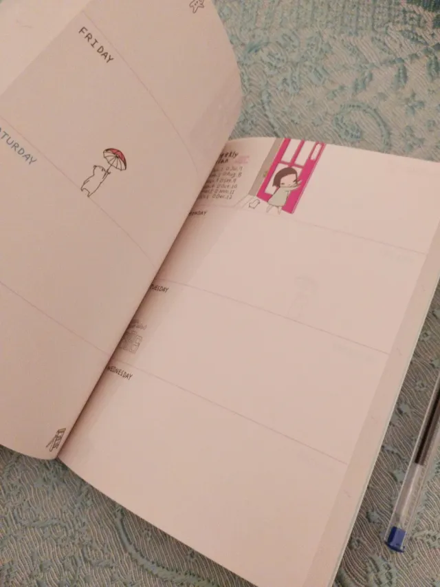 Agenda rosa Don't you worry about a thing