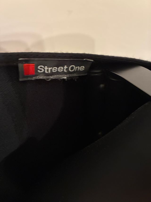 Street One Blusa Nera Manica Lunga