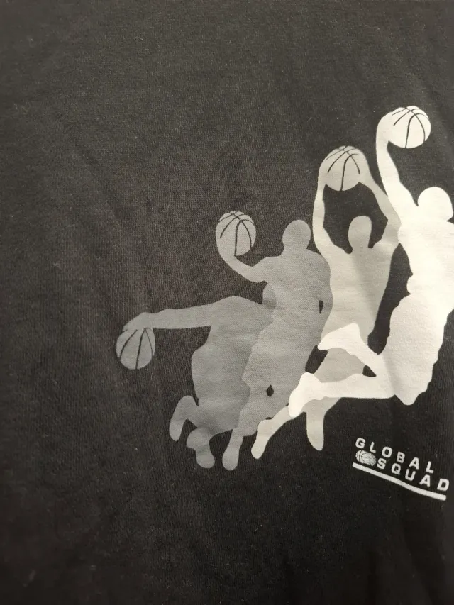 Sudadera Baloncesto Global Squad Negra