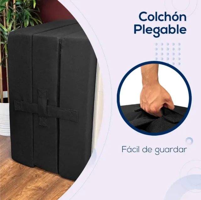 Colchón Plegable 90x190x10 cm Nuevo
