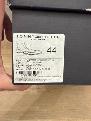 Stivaletti Chelsea Tommy Hilfiger Pelle Scamosciat