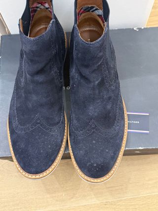 Stivaletti Chelsea Tommy Hilfiger Pelle Scamosciat