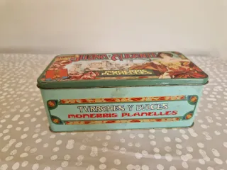 Caja Metálica Vintage Turrón Jijona