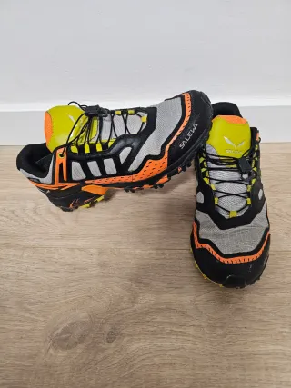 Zapatillas Salewa Trail Running Negras Naranja