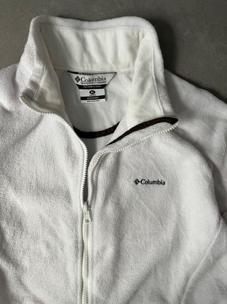 Forro Polar Columbia Mujer XL Blanco