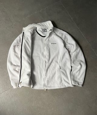 Forro Polar Columbia Mujer XL Blanco